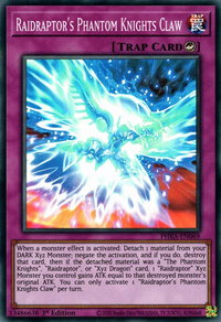 Raidraptor's Phantom Knights Claw - Phantom Rage (PHRA) #PHRA-EN069 - Super Rare YuGiOh Trading Card