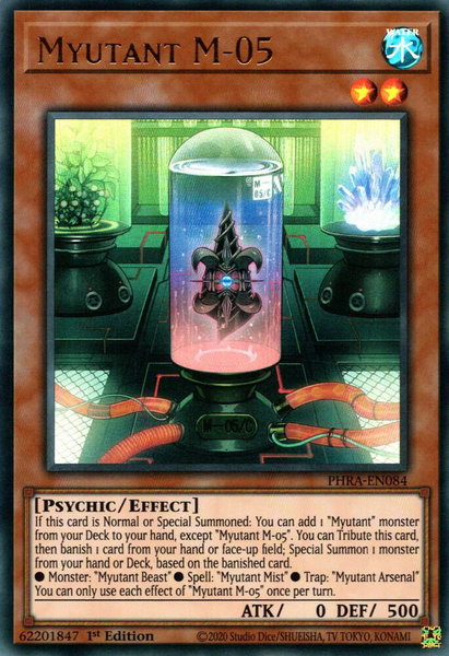 Myutant M-05 - Phantom Rage YuGiOh trading card