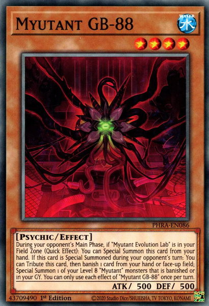 Myutant GB-88 - Phantom Rage YuGiOh trading card