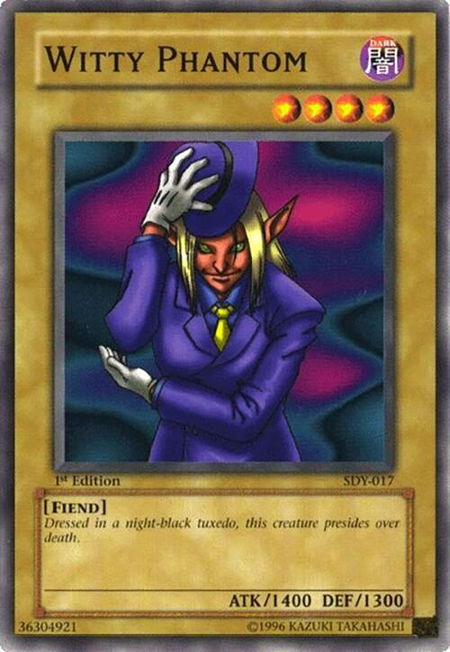Witty Phantom - Starter Deck: Yugi YuGiOh trading card