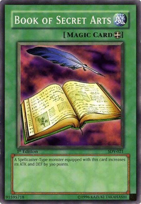 Book of Secret Arts - Starter Deck: Yugi YuGiOh trading card