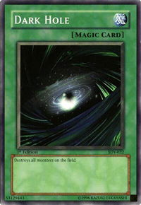 Dark Hole - Starter Deck: Yugi (SDY) #SDY-022 - Common / Short Print YuGiOh Trading Card