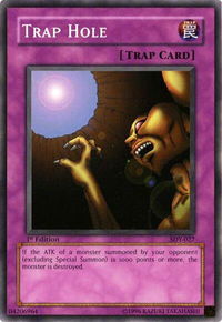 Trap Hole - Starter Deck: Yugi (SDY) #SDY-027 - Common / Short Print YuGiOh Trading Card