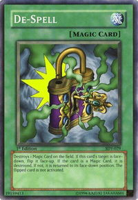De-Spell - Starter Deck: Yugi (SDY) #SDY-029 - Common / Short Print YuGiOh Trading Card