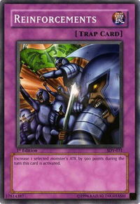 Reinforcements - Starter Deck: Yugi (SDY) #SDY-031 - Common / Short Print YuGiOh Trading Card