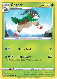 Gogoat - SWSH04: Vivid Voltage (SWSH04) #018/185 - Uncommon Pokémon Trading Card
