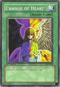 Change of Heart - Starter Deck: Yugi (SDY) #SDY-032 - Common / Short Print YuGiOh Trading Card