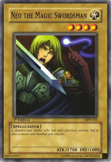 Neo the Magic Swordsman - Starter Deck: Yugi YuGiOh trading card