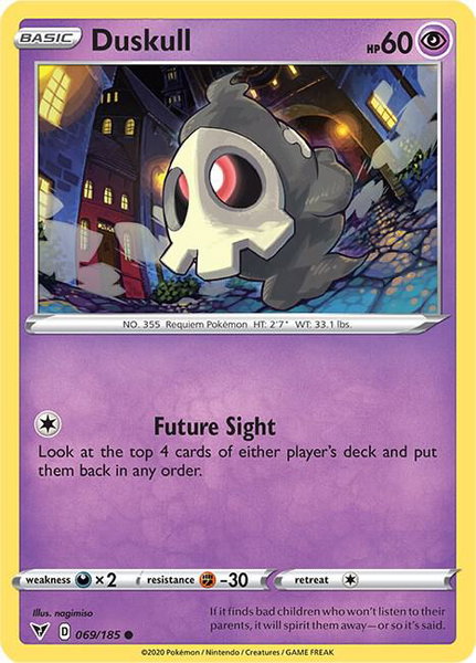Duskull - SWSH04: Vivid Voltage Pokémon trading card