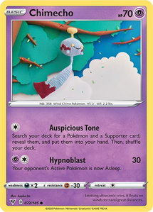 Chimecho - SWSH04: Vivid Voltage (SWSH04) #072/185 - Common Pokémon Trading Card