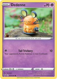 Dedenne - SWSH04: Vivid Voltage (SWSH04) #077/185 - Common Pokémon Trading Card