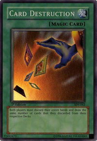 Card Destruction - Starter Deck: Yugi (SDY) #SDY-042 - Super Rare YuGiOh Trading Card