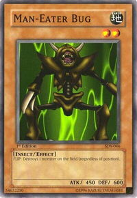 Man-Eater Bug - Starter Deck: Yugi (SDY) #SDY-046 - Common / Short Print YuGiOh Trading Card