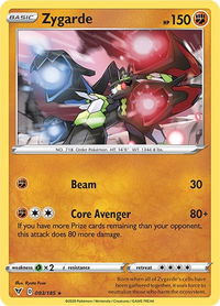 Zygarde - SWSH04: Vivid Voltage (SWSH04) #093/185 - Holo Rare Pokémon Trading Card
