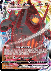 Coalossal VMAX - SWSH04: Vivid Voltage (SWSH04) #099/185 - Ultra Rare Pokémon Trading Card
