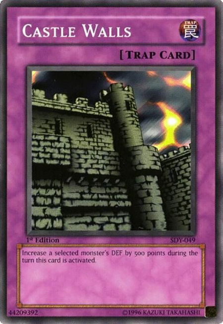 Castle Walls - Starter Deck: Yugi YuGiOh trading card