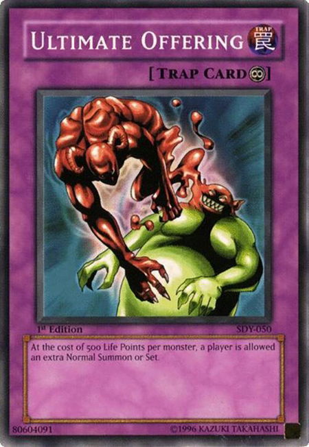 Ultimate Offering - Starter Deck: Yugi YuGiOh trading card
