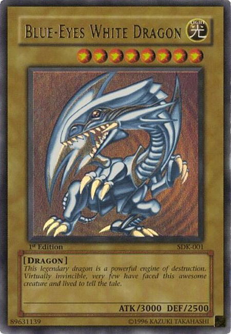 Blue-Eyes White Dragon - Starter Deck: Kaiba YuGiOh trading card
