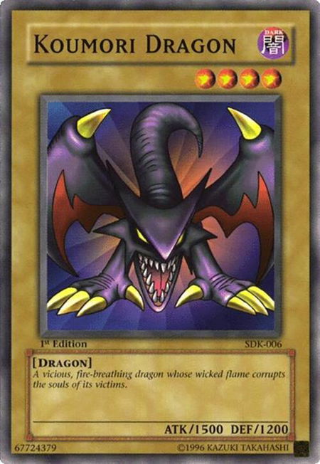 Koumori Dragon - Starter Deck: Kaiba YuGiOh trading card