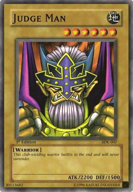 Judge Man - Starter Deck: Kaiba YuGiOh trading card