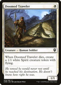 Doomed Traveler - Commander Legends (CMR) #19 - Common Magic: The Gathering Trading Card
