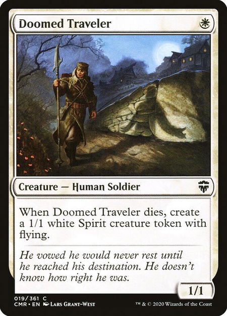 Doomed Traveler - Commander Legends Magic: The Gathering trading card