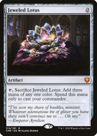 Jeweled Lotus - Commander Legends (CMR) #319 - Mythic Rare Magic: The Gathering Trading Card