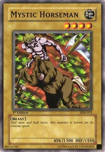 Mystic Horseman - Starter Deck: Kaiba (SDK) #SDK-012 - Common / Short Print YuGiOh Trading Card