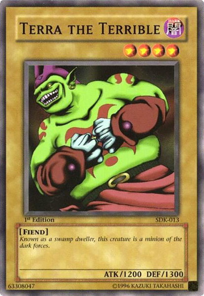 Terra the Terrible trading card from Starter Deck: Kaiba Terra the Terrible - Starter Deck: Kaiba YuGiOh trading card