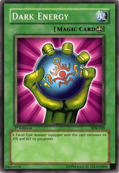 Dark Energy trading card from Starter Deck: Kaiba Dark Energy - Starter Deck: Kaiba YuGiOh trading card
