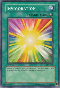 Invigoration - Starter Deck: Kaiba (SDK) #SDK-021 - Common / Short Print YuGiOh Trading Card