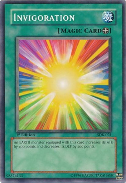 Invigoration - Starter Deck: Kaiba YuGiOh trading card