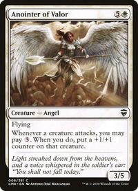 Anointer of Valor - Commander Legends (CMR) #8 - Common Magic: The Gathering Trading Card