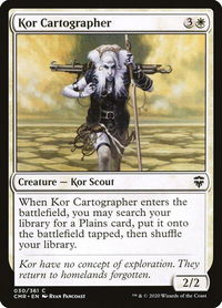 Kor Cartographer (30) - Commander Legends (CMR) #30 - Common Magic: The Gathering Trading Card