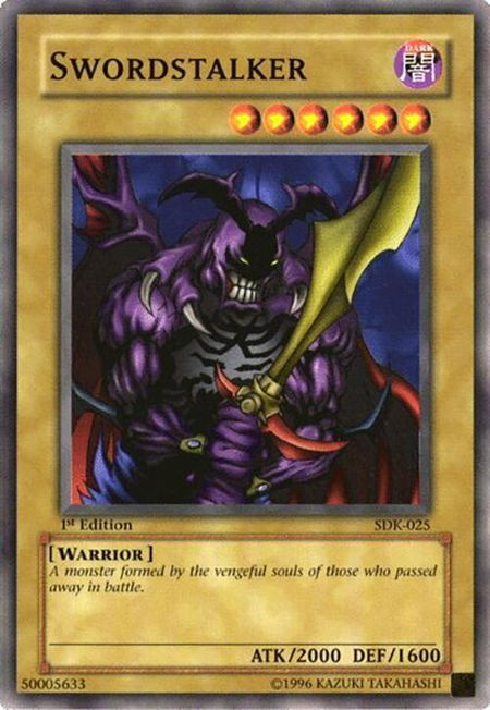 Swordstalker - Starter Deck: Kaiba YuGiOh trading card