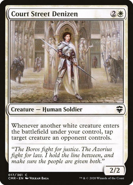 Court Street Denizen - Commander Legends Magic: The Gathering trading card