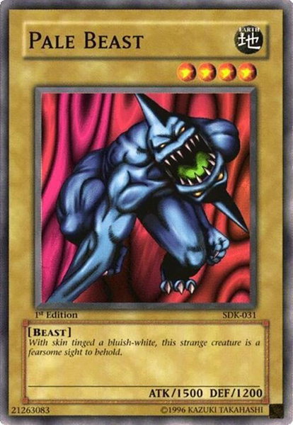 Pale Beast trading card from Starter Deck: Kaiba Pale Beast - Starter Deck: Kaiba YuGiOh trading card