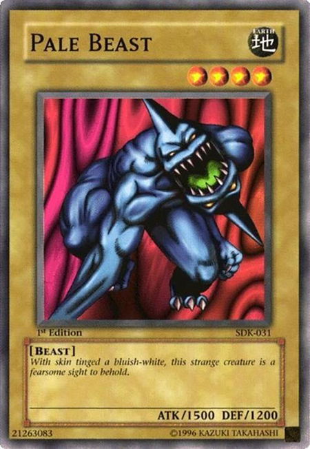 Pale Beast - Starter Deck: Kaiba YuGiOh trading card