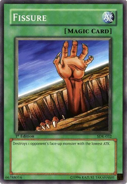 Fissure trading card from Starter Deck: Kaiba Fissure - Starter Deck: Kaiba YuGiOh trading card