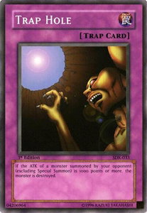 Trap Hole - Starter Deck: Kaiba (SDK) #SDK-033 - Common / Short Print YuGiOh Trading Card