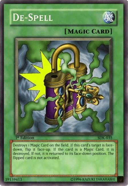 De-Spell - Starter Deck: Kaiba YuGiOh trading card
