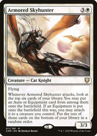 Armored Skyhunter - Commander Legends (CMR) #11 - Rare Magic: The Gathering Trading Card