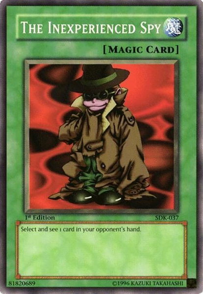 The Inexperienced Spy - Starter Deck: Kaiba YuGiOh trading card