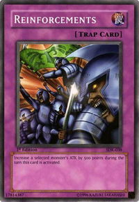 Reinforcements - Starter Deck: Kaiba (SDK) #SDK-038 - Common / Short Print YuGiOh Trading Card