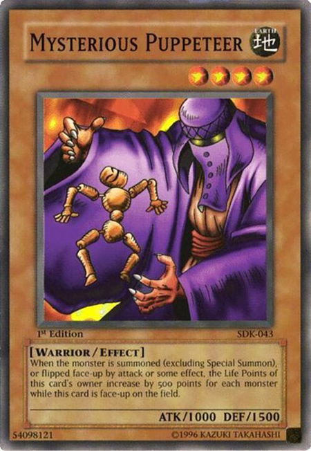 Mysterious Puppeteer - Starter Deck: Kaiba YuGiOh trading card