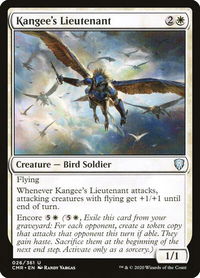 Kangee's Lieutenant - Commander Legends (CMR) #26 - Uncommon Magic: The Gathering Trading Card