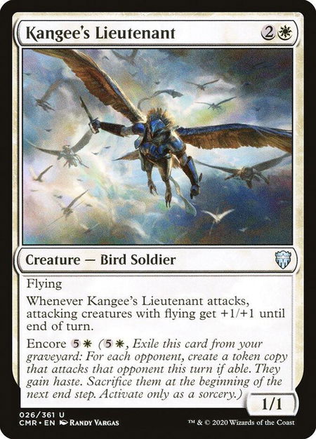 Kangee's Lieutenant - Commander Legends Magic: The Gathering trading card