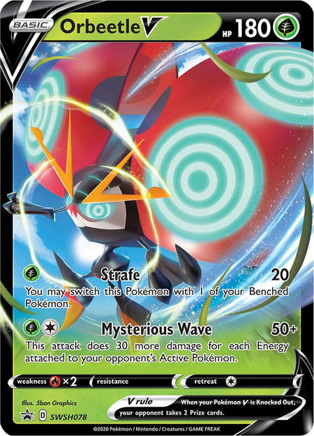 Orbeetle V - SWSH078 - SWSH: Sword & Shield Promo Cards Pokémon trading card