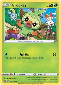 Grookey - SWSH070 - SWSH: Sword & Shield Promo Cards (SWSD) #SWSH070 - Promo Pokémon Trading Card