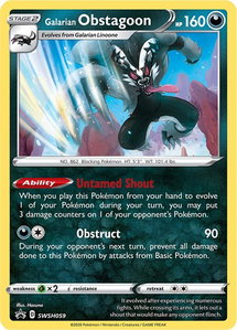 Galarian Obstagoon - SWSH059 - SWSH: Sword & Shield Promo Cards (SWSD) #SWSH059 - Promo Pokémon Trading Card